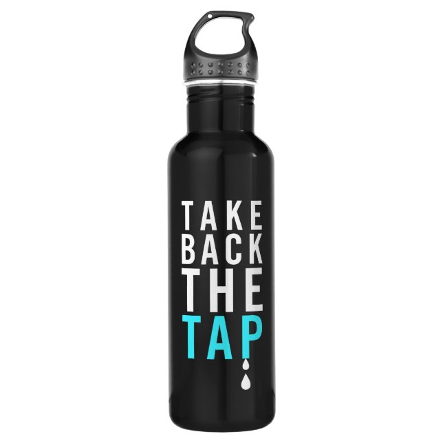 Take Back The Tap! Stainless Steel Water Bottle (Front)