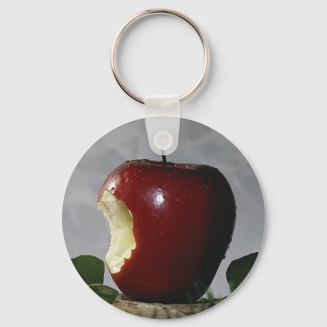 Take Bite Out Of Apple Keychain (Front)