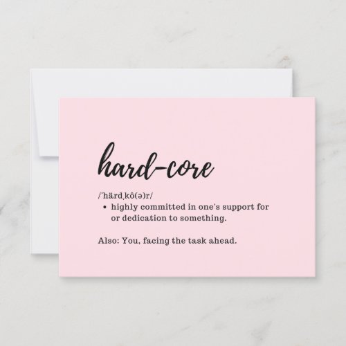 Take Care Cards _ Definition of Hard_Core