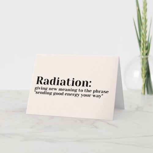 Take Care Cards _ New Meaning Radiation