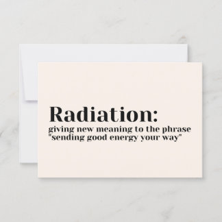 Take Care Cards - New Meaning Radiation