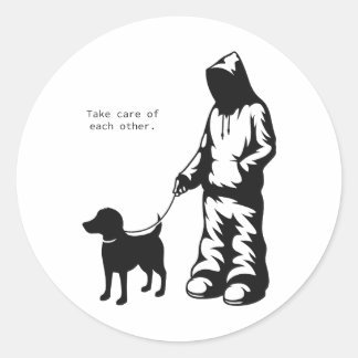 "Take Care Of Each Other" Hoodie & Dog Sticker