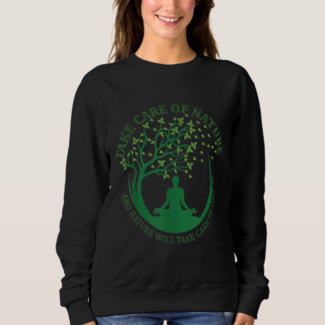 Take Care Of Nature David Attenborough Save Earth  Sweatshirt (Front)