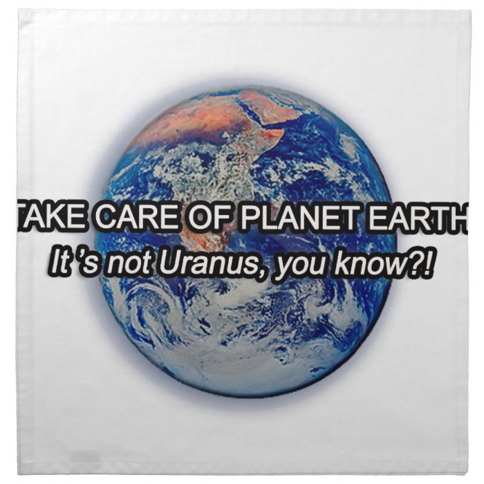 Take Care of Planet Earth Napkins