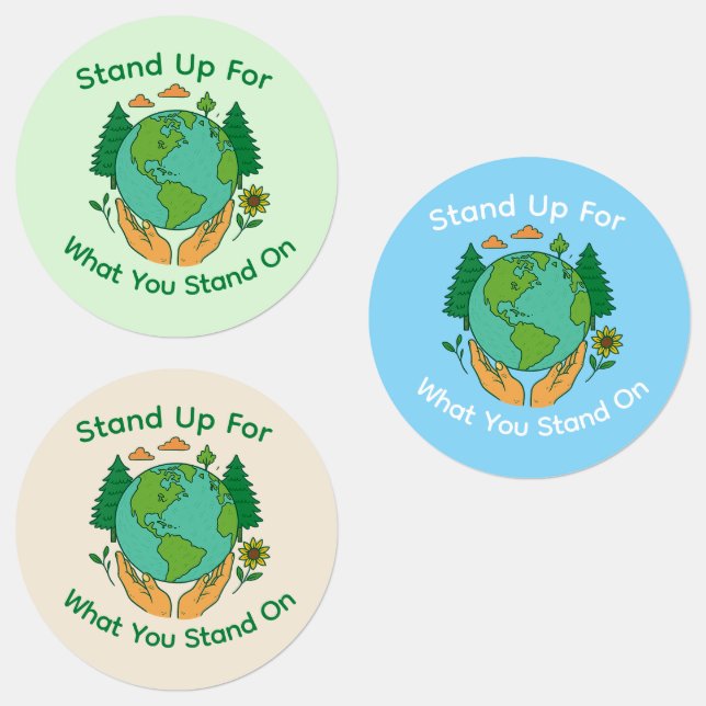 Take Care of the Earth Stickers (Group)
