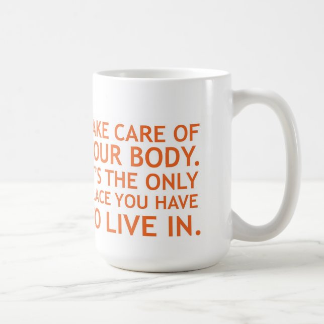 Take Care of Your Body Commuter Mug (Right)