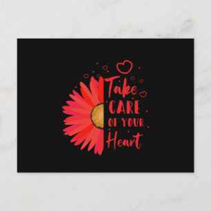 Take Care Of Your Heart Disease Awareness  Postcard