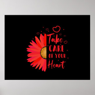 Take Care Of Your Heart Disease Awareness   Poster