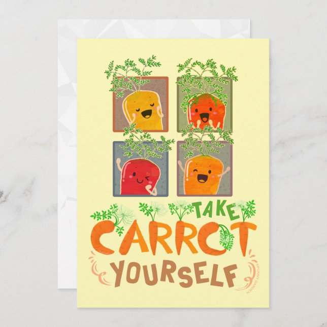 Take Carrot Yourself - Punny Garden (Front/Back)