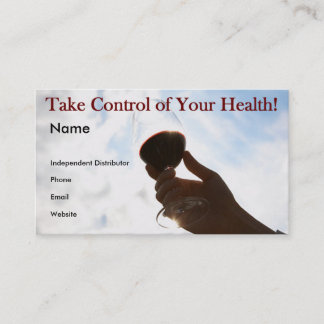 Take Control of Your Health - Business Card