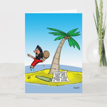 Take Four Coconuts Card by bad_Onions at Zazzle