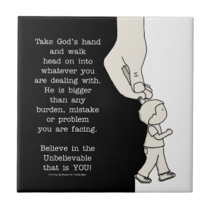 Take God’s Hand Ceramic Tile