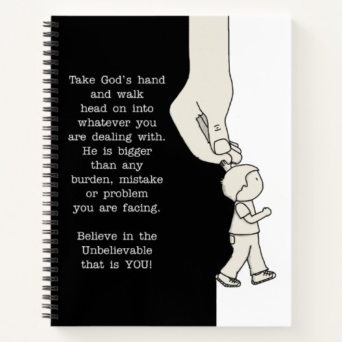 Take Gods Hand Notebook
