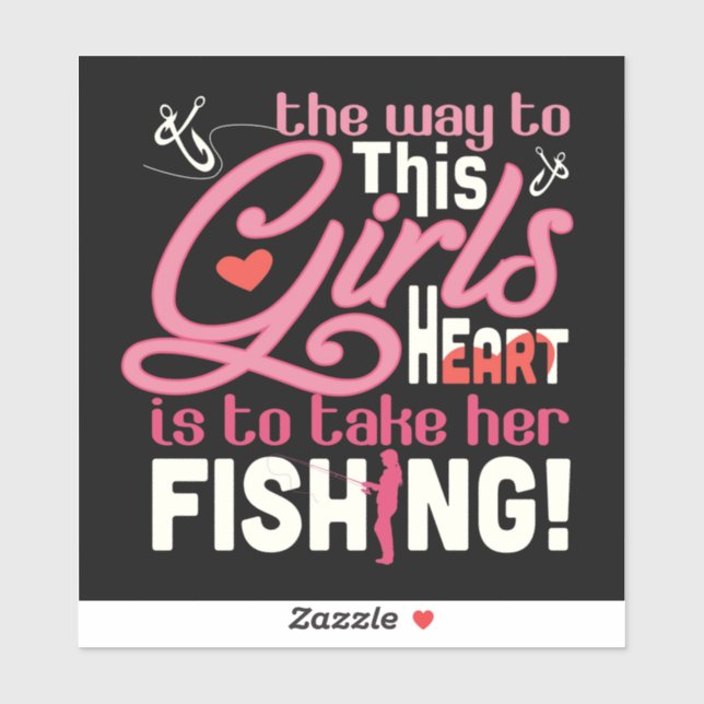 TAKE HER FISHING STICKER (Sheet)