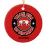 Take Him To The Mat! Wrestling Christmas Ornament