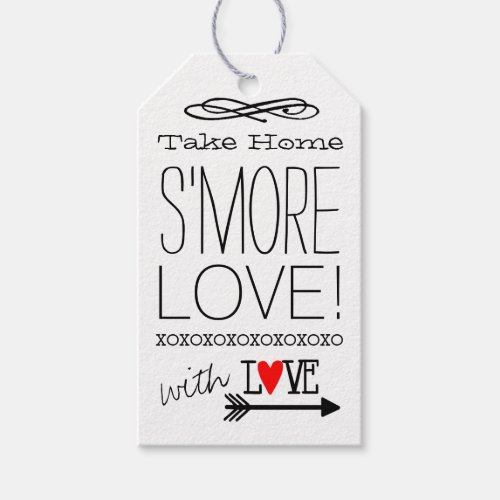 Take Home Smore Love Modern Country Guest Favor Gift Tags