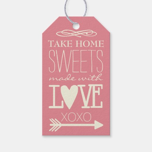 Take Home Sweets Guest Favor Customize The Color Gift Tags