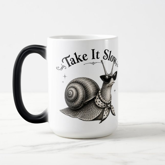 TAKE IS SLOW COLOR MORPH MUG  (Left)