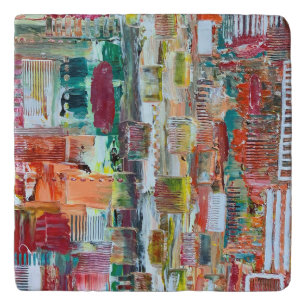 Take it Back Marble Trivet