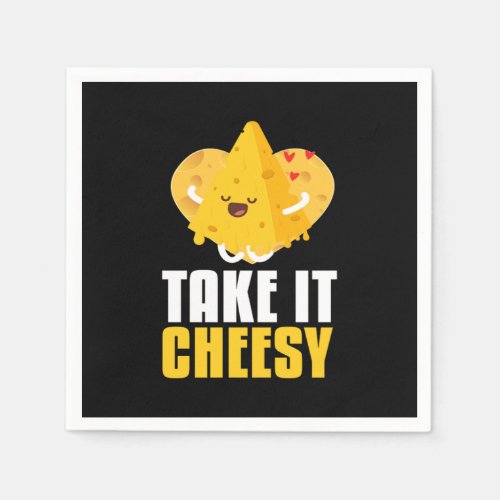 Take It Cheesy Cheese Milk Food Dairy Napkins