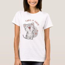 Take it easy animal T-shirt for women