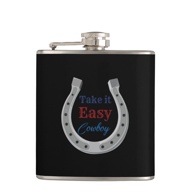 Take it easy Cowboy  Flask (Front)