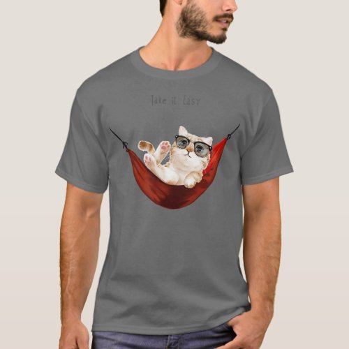 Take It Easy Kitten T_Shirt