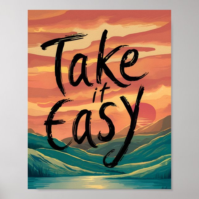 Take it easy poster (Front)