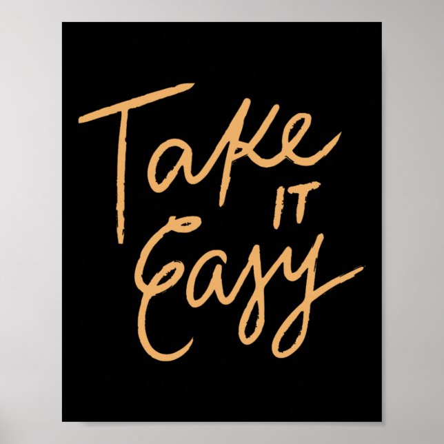 Take It Easy  Poster (Front)