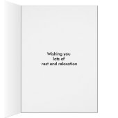 Take it easy - rest and relaxation (Inside (Right))