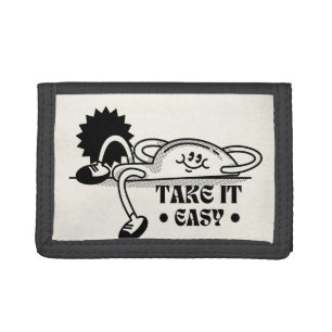 take it easy tote Bags Tri-fold Wallet