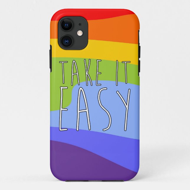TAKE IT EASY + your background Case-Mate iPhone Case (Back)