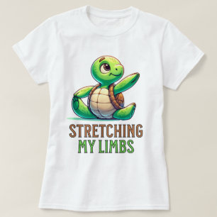 Take it Slow: Adorable Turtle Yoga T-Shirt
