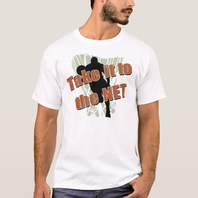 Take it to the Net basketball shirt (Front)