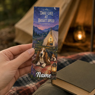 Take Life at Basset Speed Basset Hound Bookmarks