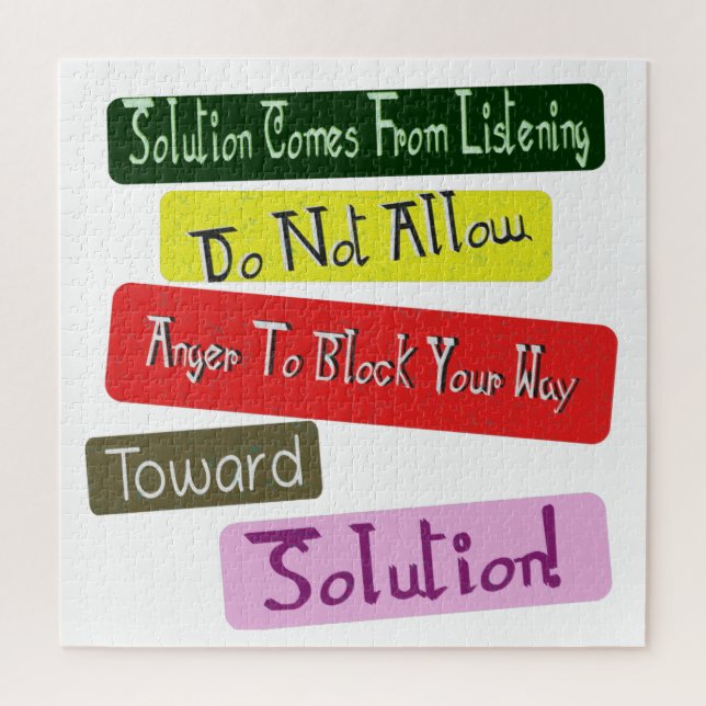 Take Loved-Once Relationship Toward Solution! Buy Jigsaw Puzzle (Vertical)