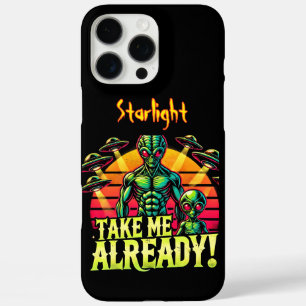 Take Me Already Vivid Cosmic Encounters Start Here iPhone 16 Pro Max Case