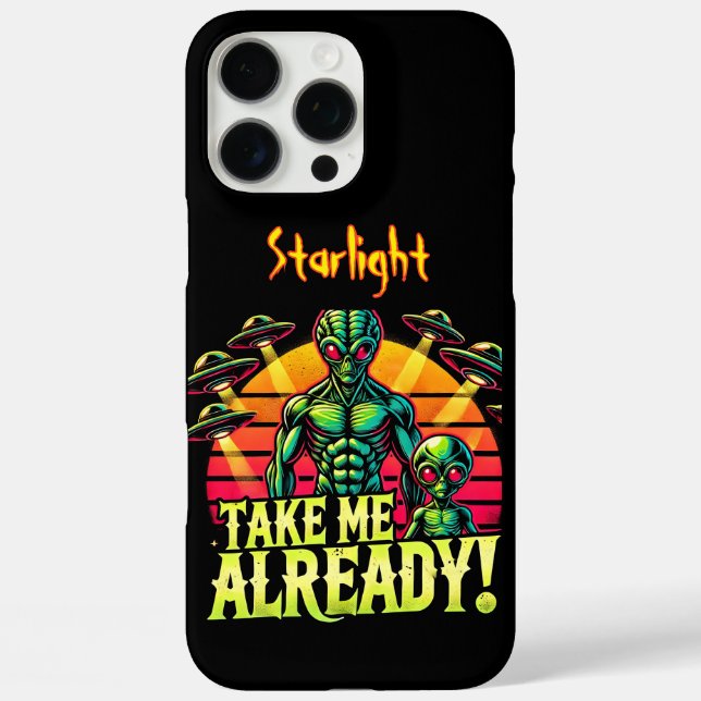 Take Me Already Vivid Cosmic Encounters Start Here Case-Mate iPhone Case (Back)