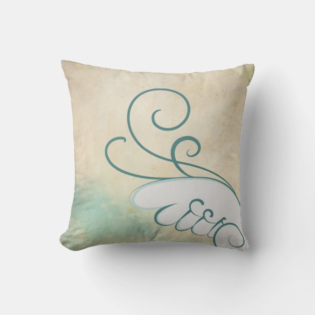 Take me away throw pillow (Front)