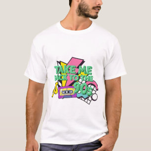 Take Me Back 90s Color Pop Art T-Shirt