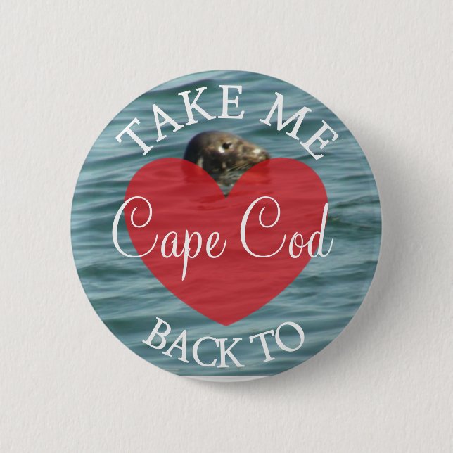 Take Me Back to Cape Cod Button (Front)