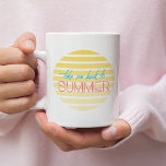 Take me back to summer coffee mug<br><div class="desc">Take me back to summer: nostalgic and retro feels with this vintage sunset design,  inspired by the 80s.</div>
