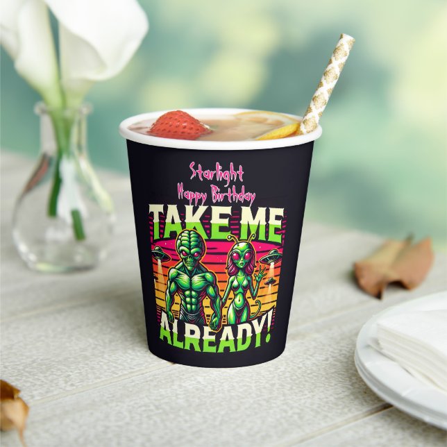 Take Me Beyond the Stars! Paper Cups (Insitu)