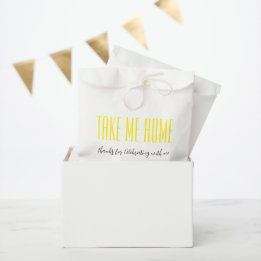 Take me home Favor bag