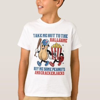 Take Me Out To Llgame Buy Me Some Peanuts Crackerj T-Shirt