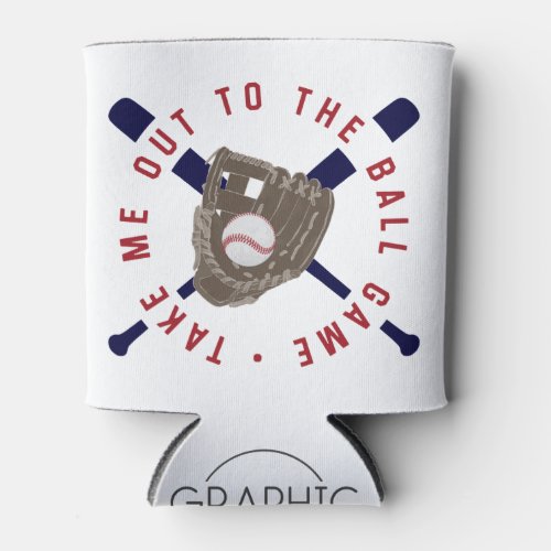 Take Me Out to the Ball Game Baseball _ GLS Can Cooler