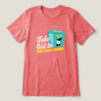 Take Me Out to the Ball Game Take Out Container Tri-Blend Shirt