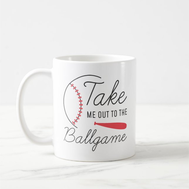 Take Me Out To The Ballgame Coffee Mug (Left)