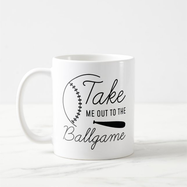 Take Me Out To The Ballgame Coffee Mug (Left)