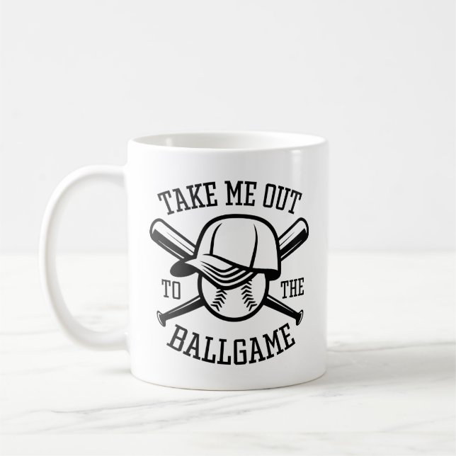 Take Me Out To The Ballgame Coffee Mug (Left)